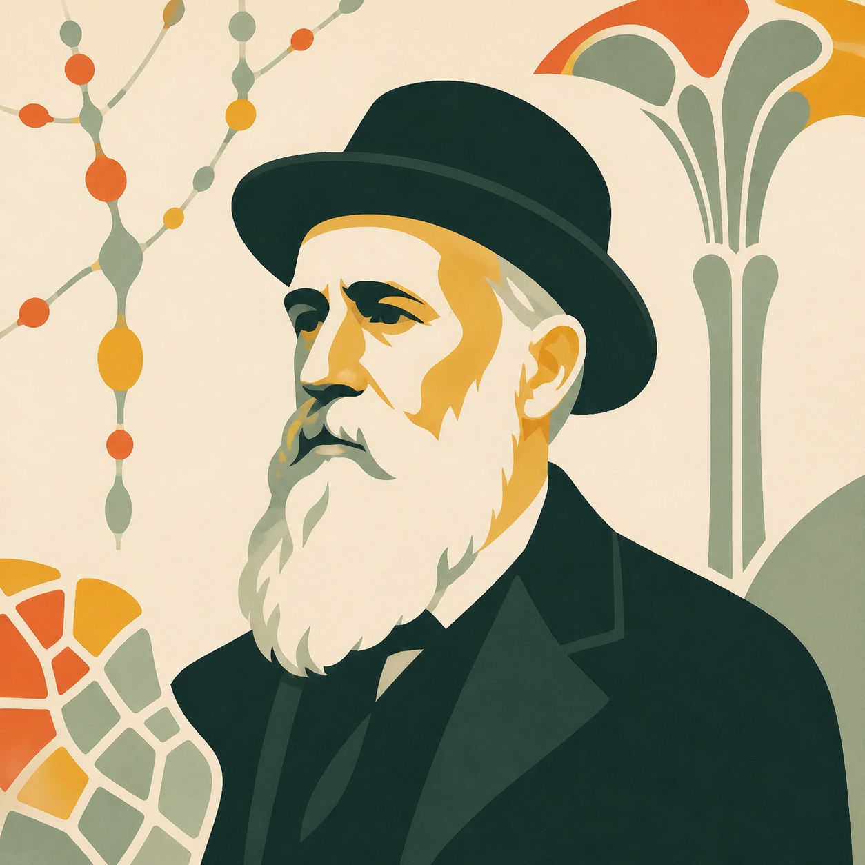 VisitGaudí editorial portrait of Antoni Gaudí